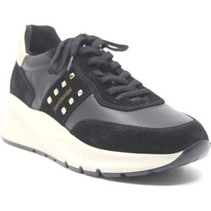 Nero Giardini 08335 Lage sneakers - Leren Sneaker - Dames - Zwart - Maat 40
