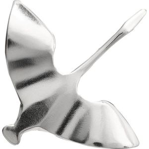 AuBor ®. Broche. Zilver. De wilde zwaan.