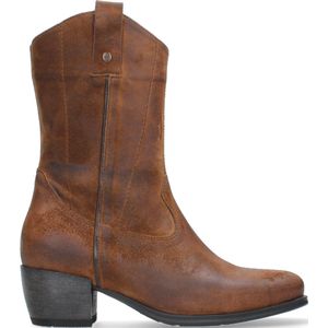 Wolky Laarzen Caprock cognac suede