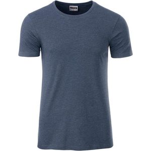 James and Nicholson - Heren Standaard T-Shirt (Navy)