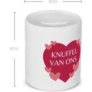 Akyol - knuffel van ons Spaarpot - Liefde - iemand die liefde nodig heeft - verjaardagscadeau - kado - gift - geschenk - 350 ML inhoud