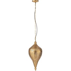 J-Line hanglamp Druppel - metaal - goud - small