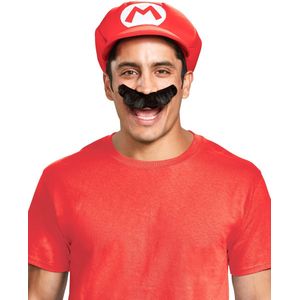 Vegaoo - Mario pet en snorvoor volwassenen