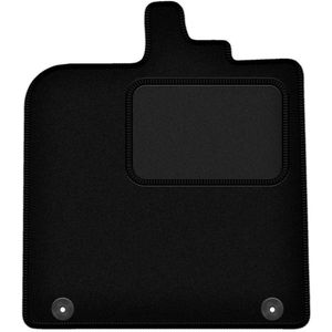 Bestuurdersmat zwart voor: Smart Fortwo II hatchback (2007-2014)