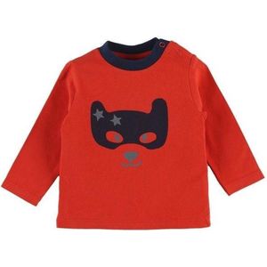 noukie's , jongens ,t-shirt , lange mouw , rood , imagine boy , 3 jaar 98