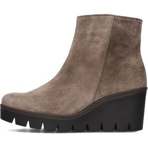 Gabor 780.1 Enkellaarsjes - Enkelboots met rits - Dames - Taupe - Maat 38,5