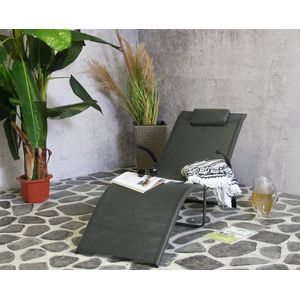 SenS Garden Furniture - Calypso Foldable Ligbed - Grijs - 173x63x65