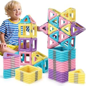 SHOP YOLO- Speelgoed 3 jaar jongens-meisjes -Voordeelset 42 Stuks - Magnetisch Speelgoed-cadeaus voor meisjes-verjaardagscadeau