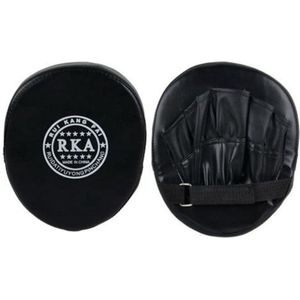 Boks pads set - 2 Stuks - Bokser doel - Boxing training - Box oefening - Boks Handschoenen - Zwart - Stootkussen - MMA/Kickboxen/Muay Thai