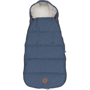 EcoViking - Voetenzak voor kinderwagen universeel - Blue Melange blauw