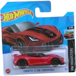 Hot Wheels Corvette C7 Z06 - Die Cast - 7 cm - Rood