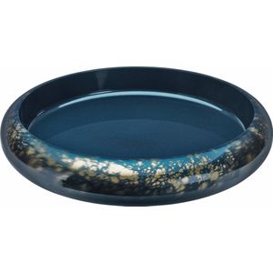 Sushi Oke - Serveerschaal - Lakwerk - Blauw/Goud - 40.3x7cm - ABS