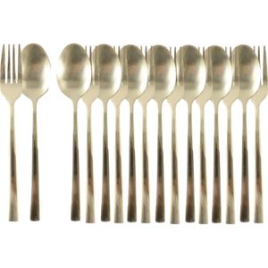 OTIX Gebaksvorkjes - Theelepels - Taartvorkjes - Set van 16 - Kleine - Lepels - Vorken - Bestekset