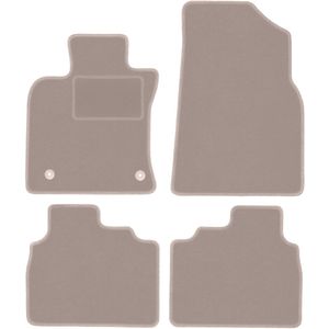 Beige velours matten voor: Toyota Camry IX sedan (2017-)