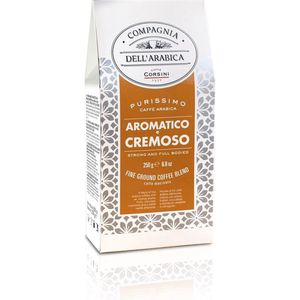 Compagnia dell'Arabica - Italiaanse koffie-Purissimi Caffe Arabica gemalen koffie 1x250 gram