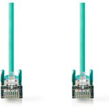 CAT5e-Kabel | SF/UTP | RJ45 (8P8C) Male | RJ45 (8P8C) Male | 1.00 m | Rond | PVC | Groen | Polybag