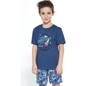 Cornette Katoenen Pyama Jongens | Korte Mouw Korte Broek | Pyjama Jongens | Shortama Jongens | Blue Dock 789/96 790/96 122/128