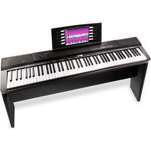 Digitale piano 88 toetsen - MAX KB6W - Aanslaggevoelig - mp3 speler