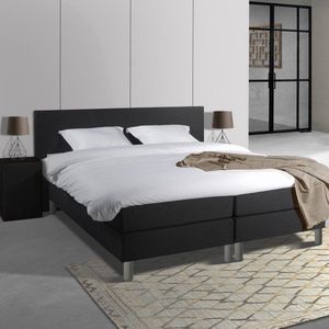 Anno 1588 Comforta Boxspringset - Pocketvering - Zwart - 90x220 - Inclusief dekbed + kussen