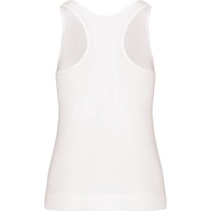 Tank Top Dames XL Kariban Mouwloos White 100% Katoen