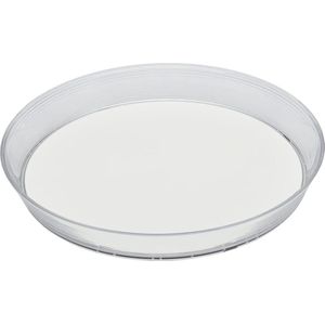 Rond dienblad antislip Ø 32 cm van kunststof voor buiten onbreekbaar - design lijn Samba