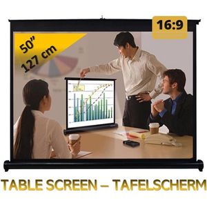 Tafelscherm 50"" - 127 cm (diagonaal) - 16:9 - beamer/projectie scherm