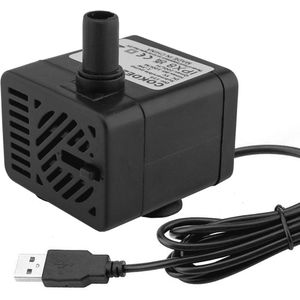 Mini USB Dompelpomp - Verstelbare Ultra Stille Waterpomp voor Aquariums, Vijvers en Hydrocultuur