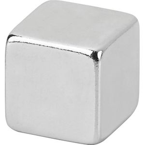Magneet maul neodymium kubus 10x10x10mm 3.8kg | Blister a 10 stuk