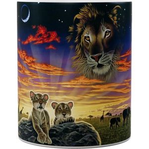 Leeuwen Mother Earth, Father Sky - Lions - Mok 440 ml