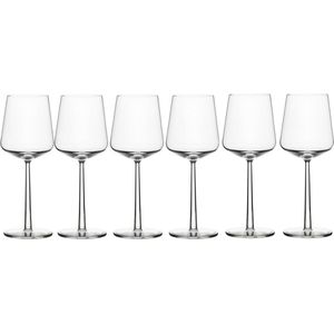Iittala Essence - Wijnglazen Rode Wijn – Vaatwasserbestendig - Transparant - 45 cl – Set van 6 Glazen