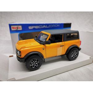 Ford Bronco Badlands 2021 Oranje 1-24 Maisto