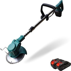 DailySupplies® Zweefmaaier - Bosmaaier Electrisch - Grastrimmer met Accu - Grasmaaier - Handmaaier - Groen