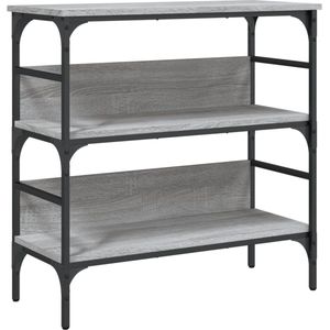 vidaXL Wandtafel - 75x32x75 cm - Grijs Sonoma Eiken Wandtafel - Wandtafels - Bijzettafel - Console Tafel