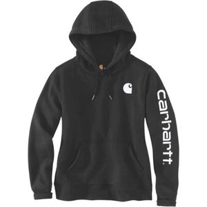 Carhartt Clarksburg Logo Zwart Sweatshirt Dames M