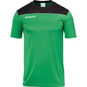 Uhlsport Offense 23 T-Shirt Heren - Groen / Zwart / Wit | Maat: M