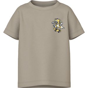 Name it t-shirt jongens - beige - NMMvelix - maat 80