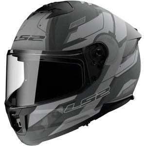 LS2 Helm Stream II FF808 Shadow mat titanium maat M