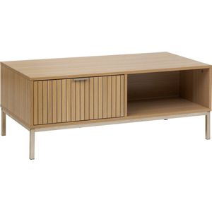 5Five Tasso Salontafel met houteffect - 100x50x40cm - Beige