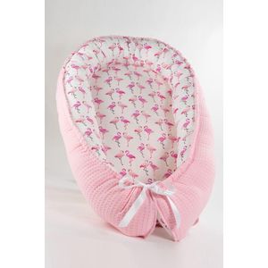 Babynestje Rose met Flamingoprint - Comfort en Stijl