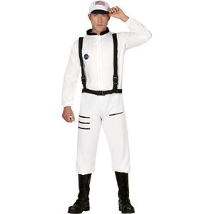 Astronauten verkleed kostuum voor heren - Ruimtevaart thema verkleedkleding - Carnaval 48/50