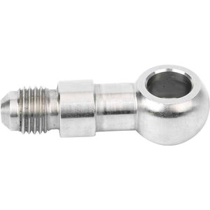 304 Stainless Steel Banjo Adapter Fitting 10mm / 0.4in (AN4 AN 04) Silver for M10 Banjo Bolt
