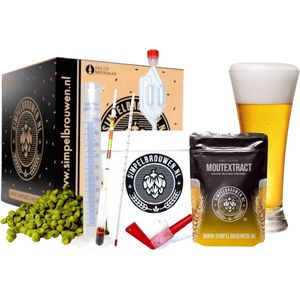 SIMPELBROUWEN® - Plus Tripel - Bierbrouwpakket - Zelf bier brouwen pakket - Startpakket - Gadgets Mannen - Cadeau - Cadeau voor Mannen en Vrouwen - Bier - Verjaardag - Cadeau voor man - Verjaardag Cadeau Mannen