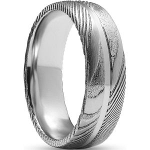 Lucleon - Heren - Titanium Ringen - Staal