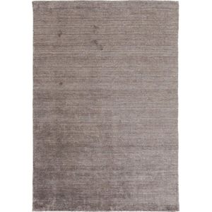 Plain Dust Dark Brown Vloerkleed - 170x240  - Rechthoek - Laagpolig Tapijt - Modern - Bruin