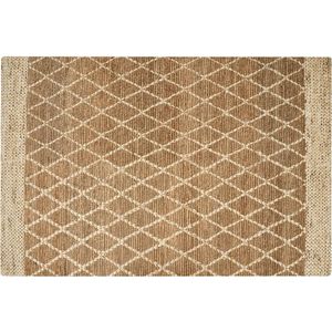 ZORAVA - Laagpolig vloerkleed - Beige - 200 x 300 cm - Jute