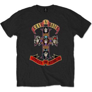 Guns N' Roses - Appetite For Destruction Heren T-shirt - 4XL - Zwart