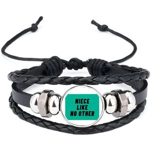 Akyol - niece like no other armband zwart - Nicht - geweldige nicht - niemand anders - verjaardag - cadeau - kado - bedankje - geschenk