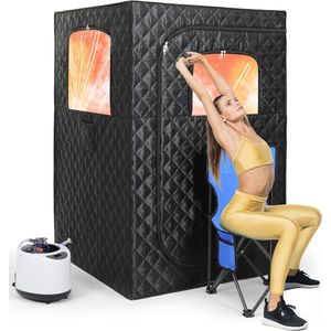 Draagbare Thuissauna met Stoomfunctie en Afstandsbediening – Optimale Ontspanning en Comfort