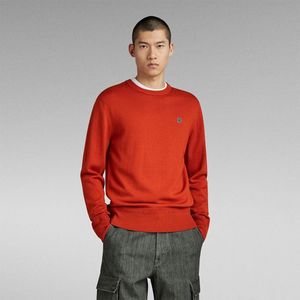 G-star Premium Core R Ronde Hals Sweater Oranje M Man