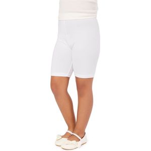 Merry Style MS-MS10-132-LE Meisjes Leggings - Sport - Vrijetijdsbroek - Kort – Viscose - Sporbroek - Yogabroek - Wit - 128